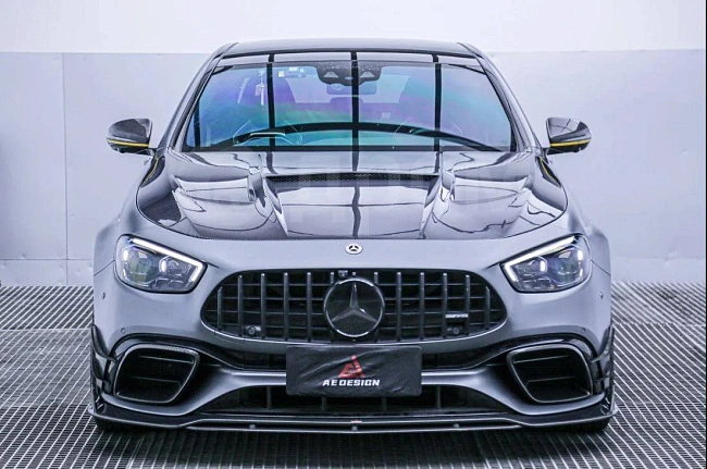 картинка Сплиттер (губа) на передний бампер для Mercedes Benz W213 E63 магазин  StreetTuning 